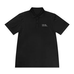 Men's Sport Polo Shirt LIVE GOD LIVE GOOD TM