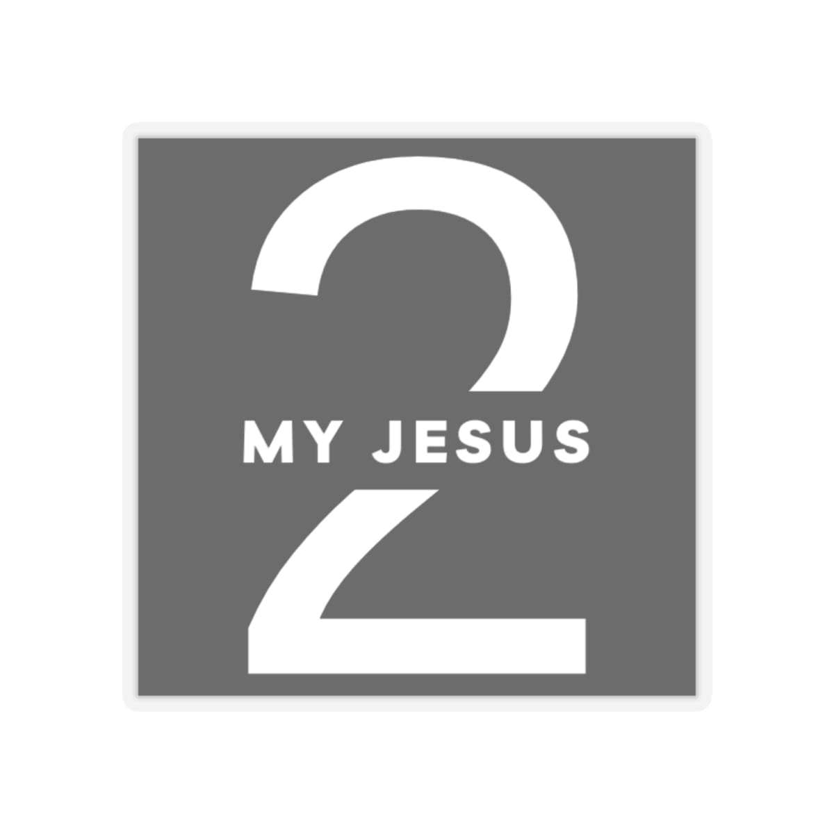 Kiss-Cut Stickers My Jesus 2 Logo TM - Image 13