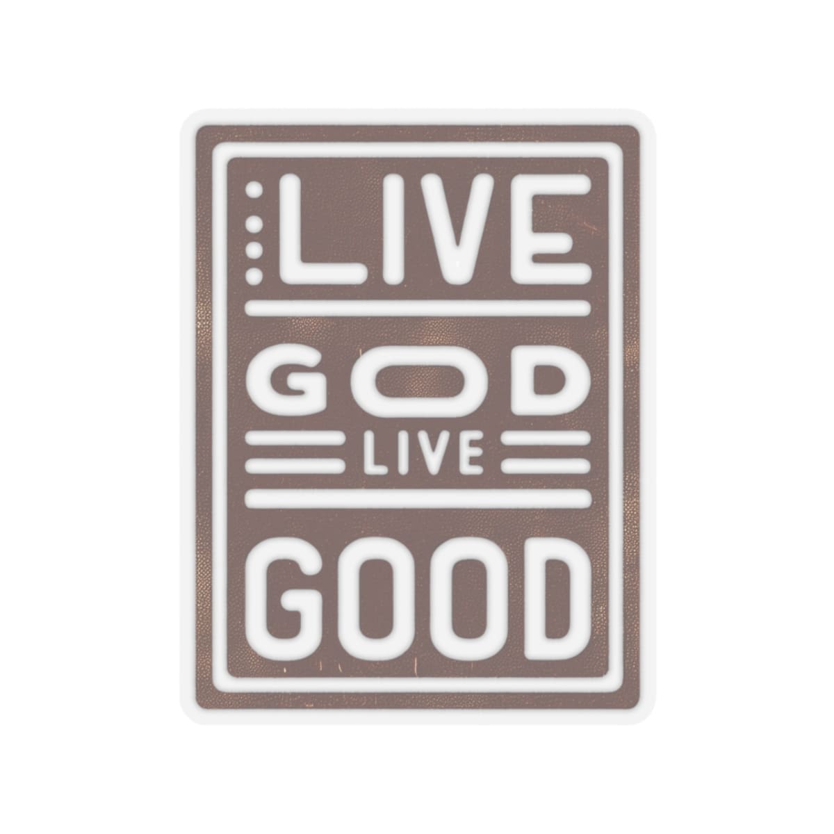 LIVE GOD LIVE GOOD Kiss-Cut Stickers TM - Image 7
