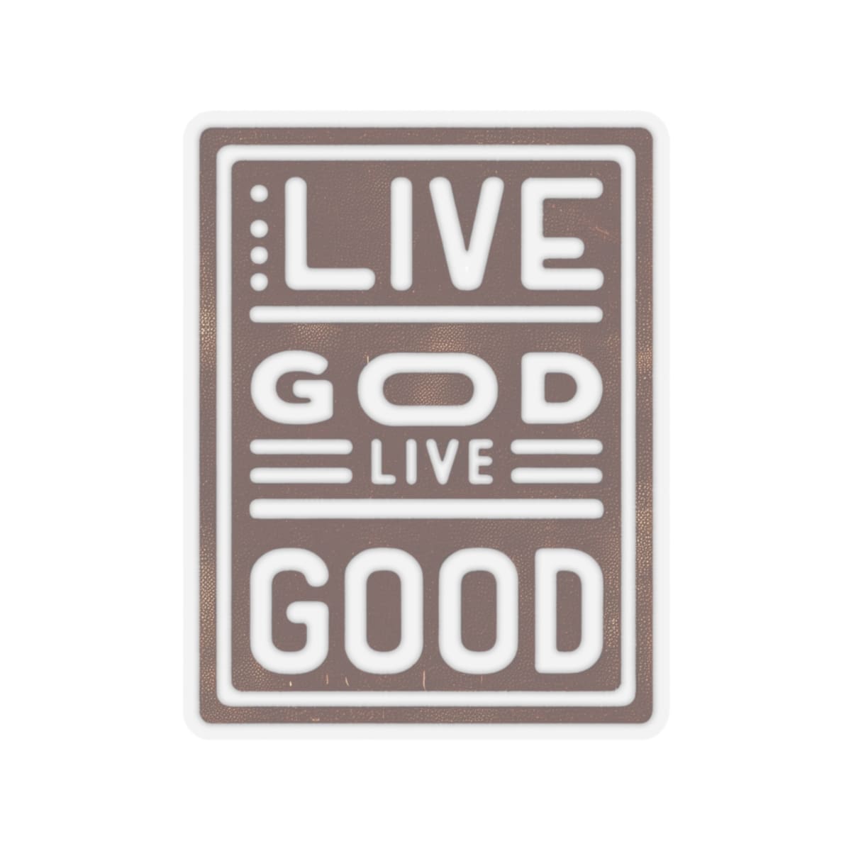 LIVE GOD LIVE GOOD Kiss-Cut Stickers TM - Image 13