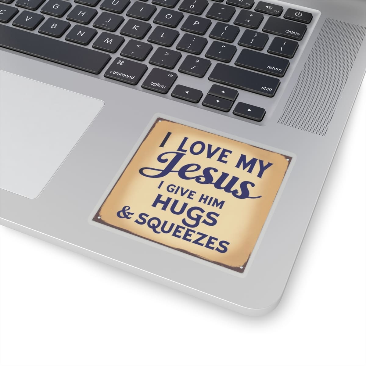 I Love My Jesus I Give Him Hugs & Squeezes Kiss-Cut Stickers TM - Image 8