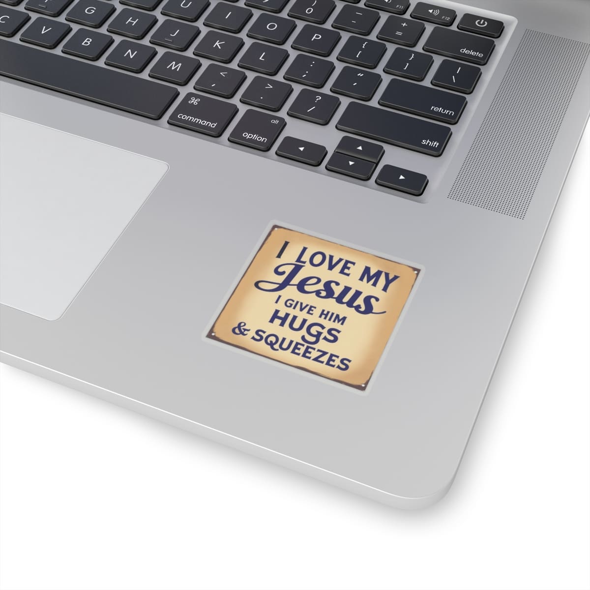 I Love My Jesus I Give Him Hugs & Squeezes Kiss-Cut Stickers TM - Image 5