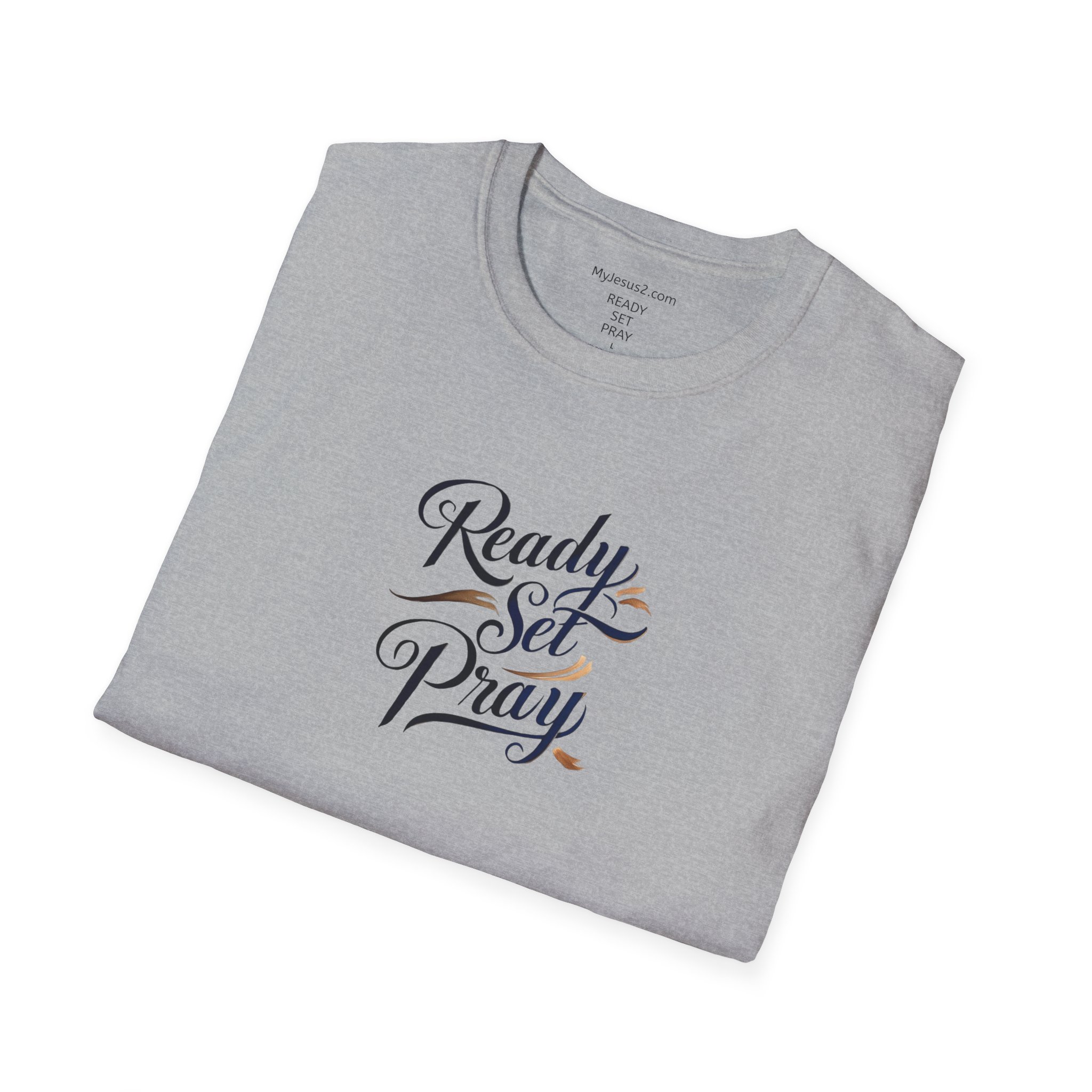 READY SET PRAY Unisex Softstyle T-Shirt TM - Image 8