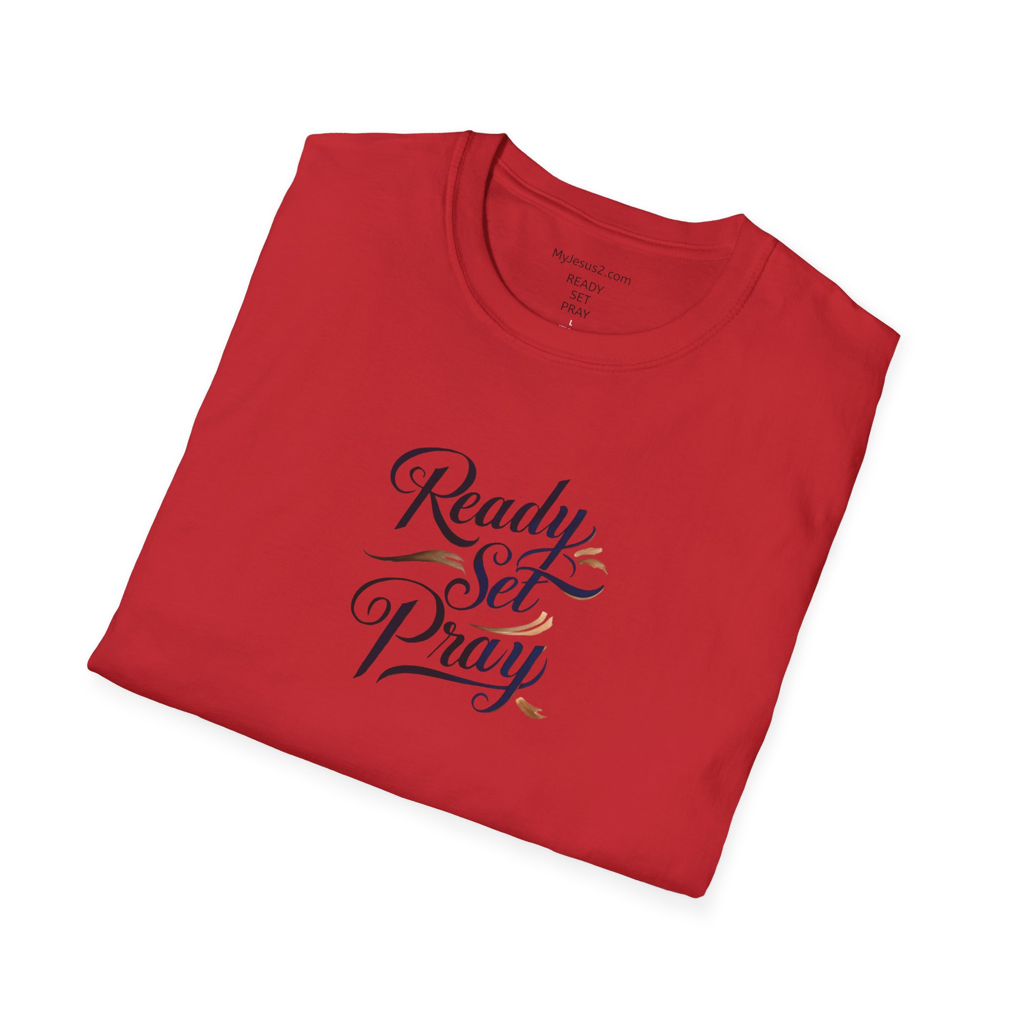 READY SET PRAY Unisex Softstyle T-Shirt TM - Image 6