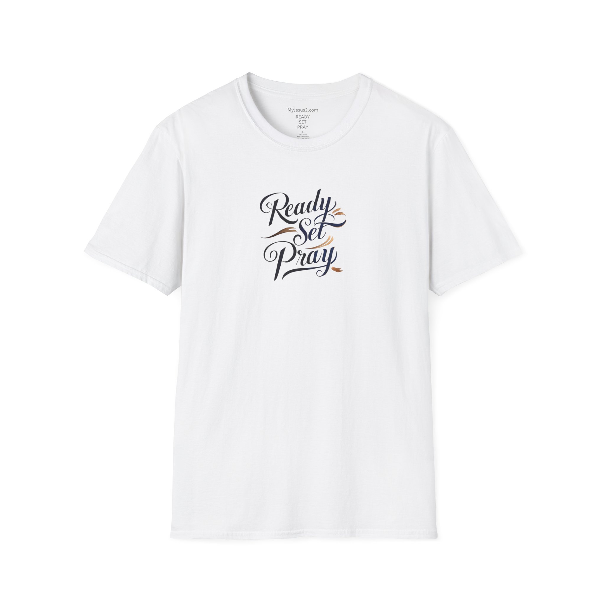 READY SET PRAY Unisex Softstyle T-Shirt TM - Image 9