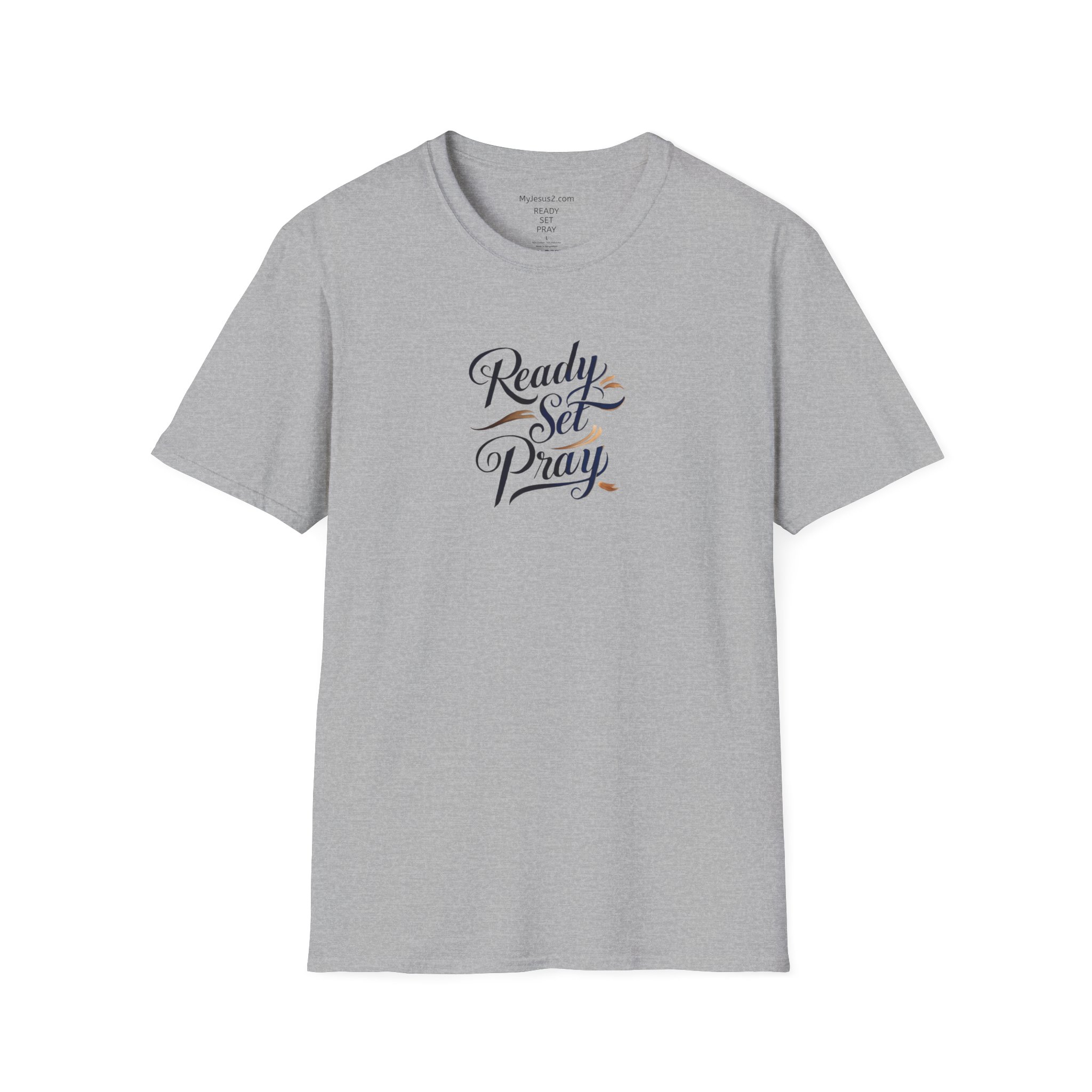 READY SET PRAY Unisex Softstyle T-Shirt TM - Image 7