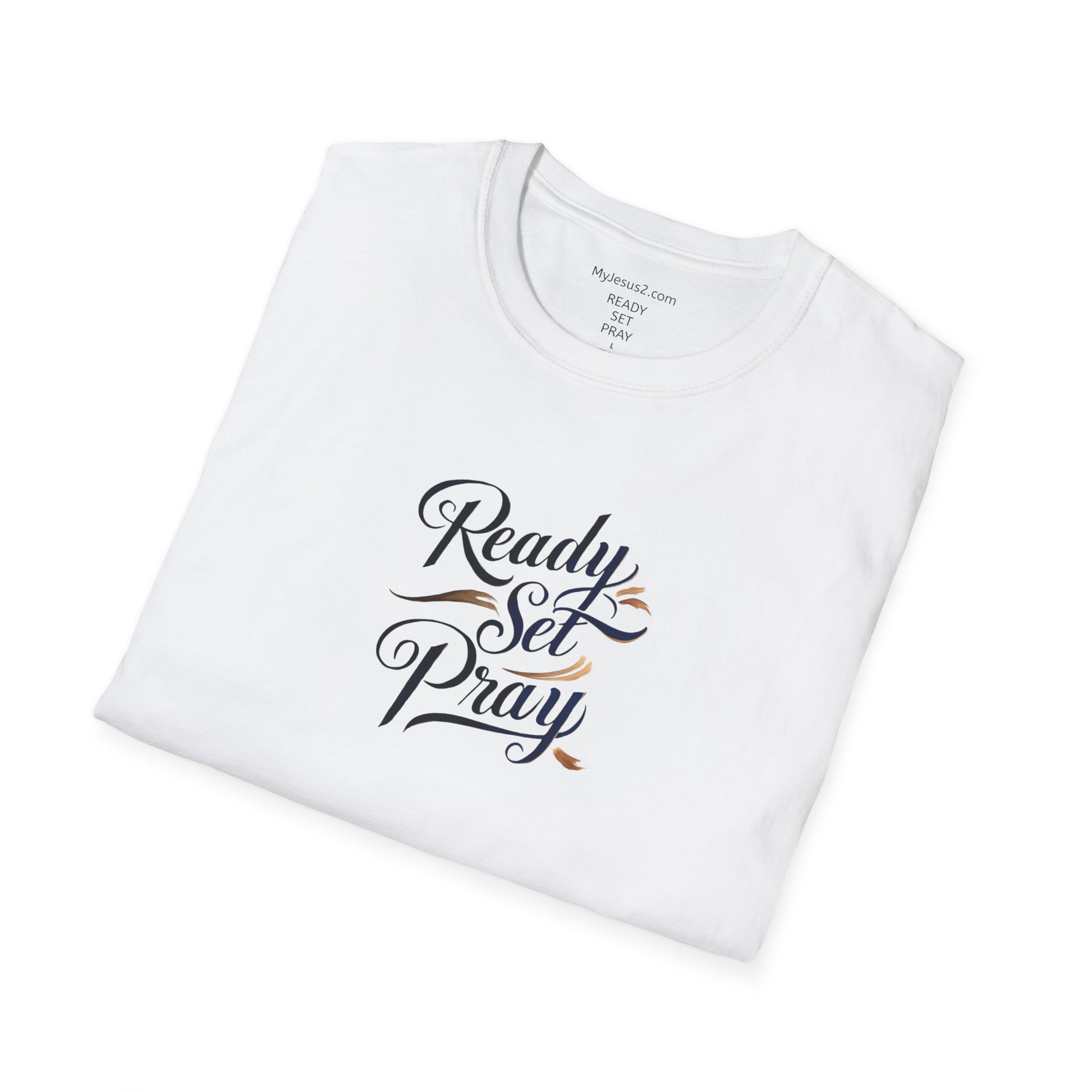 READY SET PRAY Unisex Softstyle T-Shirt TM - Image 10