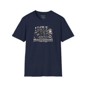 I Love My Jesus I Give Him Hugs & Squeezes Unisex Softstyle T-Shirt TM
